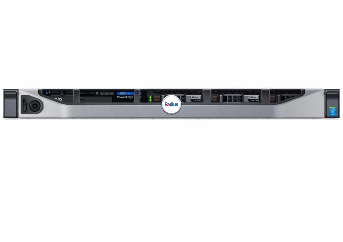 Radius Cortex HCI Server 1U | 10'lu Şasi