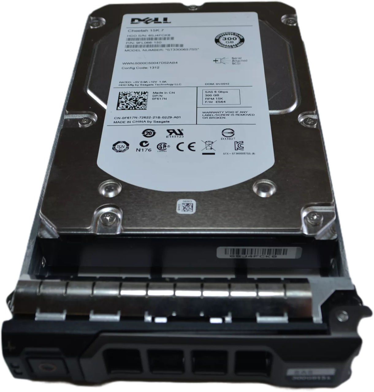 DELL HDD 300 GB SAS 15.000 rpm 3.5'' Hot-Plug F617N