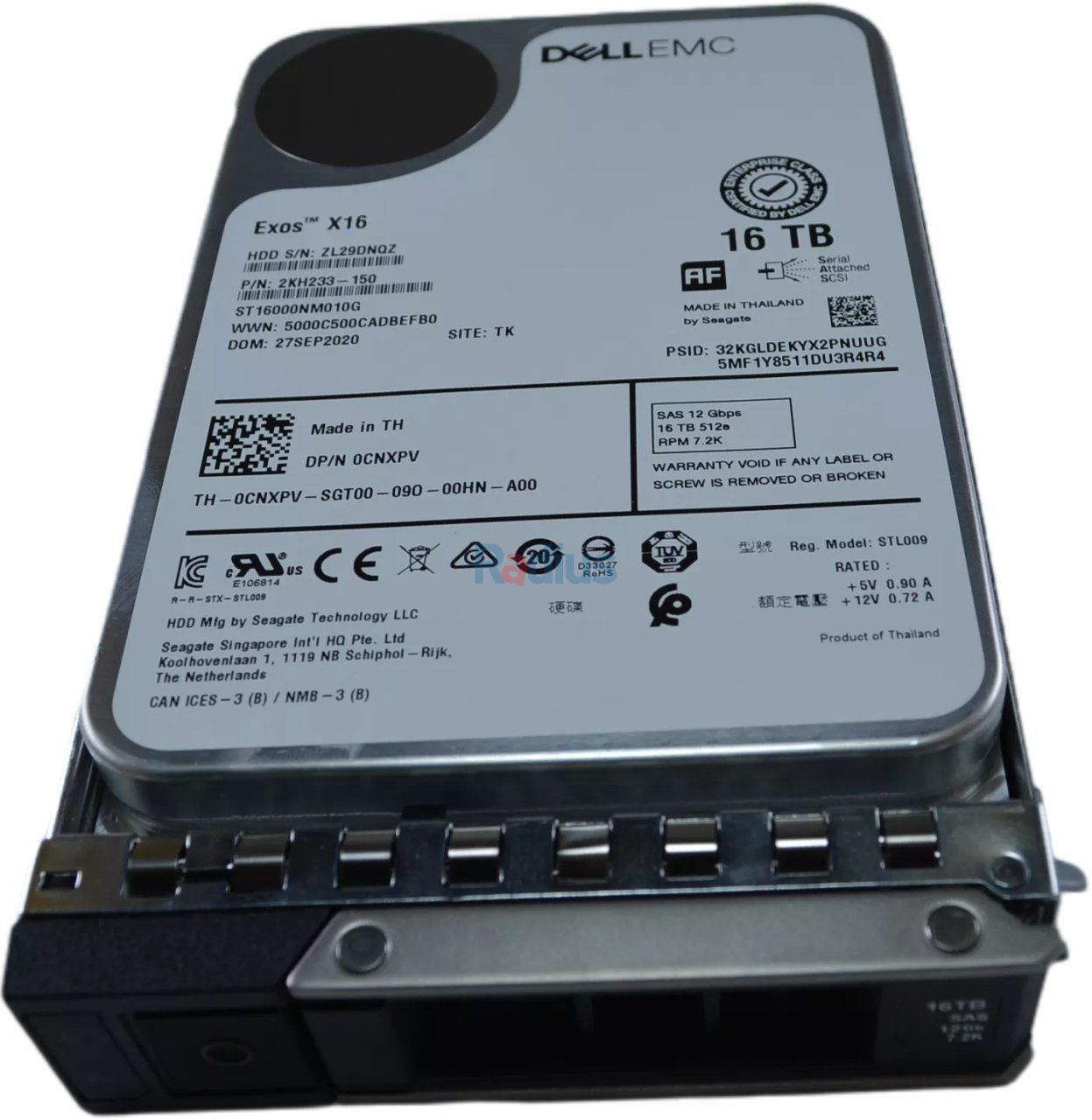 DELL HDD 16 TB Nearline-SAS 7.200 rpm 3.5'' Hot-Plug CNXPV