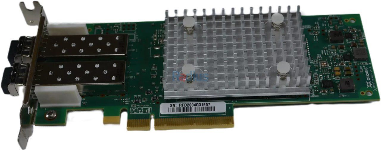 DELL Qlogic QLE-2692 Dual Port FC16 Fiber Channel HBA Card PCIe, YCVFG