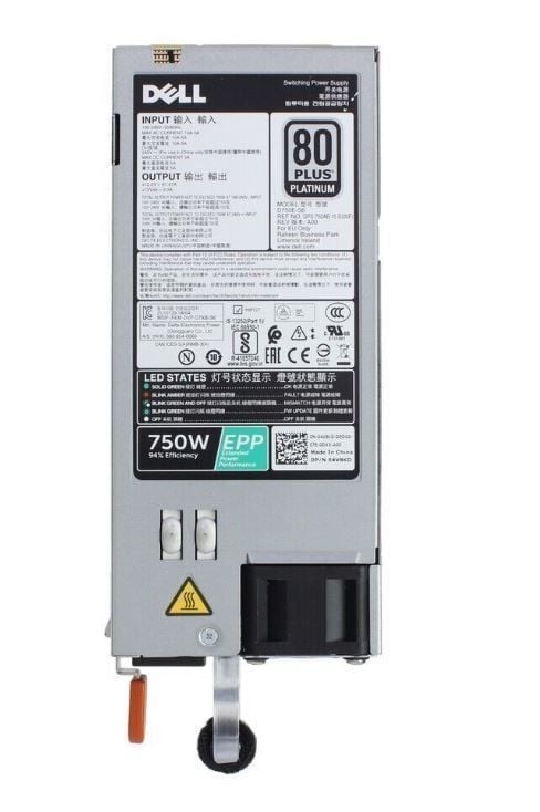 DELL PWR 750 Watt Hot-Plug Power Supply for 13G/14G Servers, 4V8KD