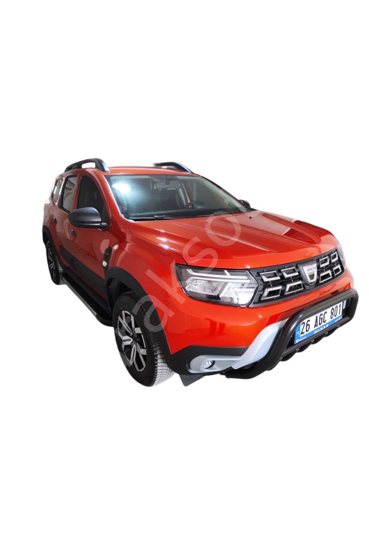 Dacia Duster 18 Öncesi Safari Siyah Ön Tampon Koruma