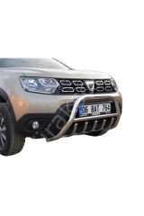 Dacia Sandero Stepway Krom Ön Tampon Koruma Paslanmaz Çelik Tüm Modellerle Uyumlu