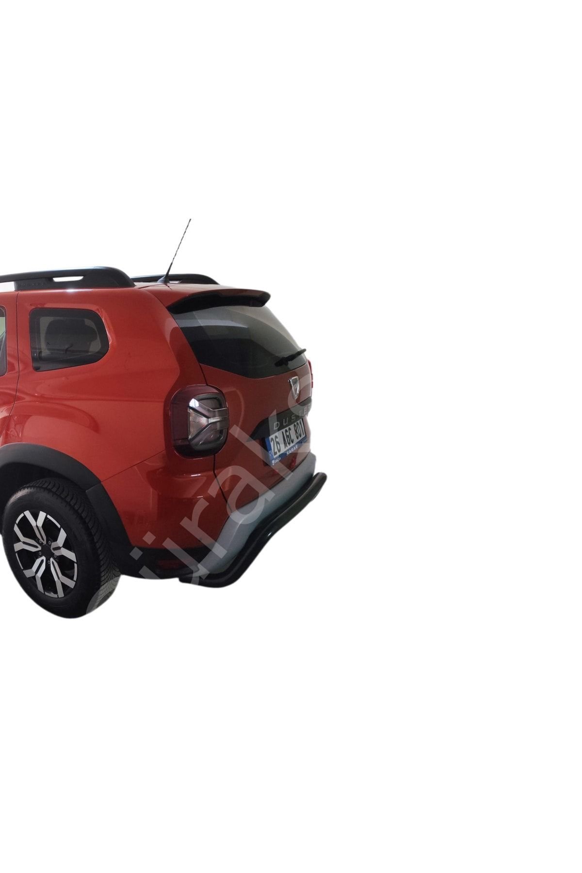 Dacia Duster Safari 2018 Öncesi Uyumlu Siyah Arka Tampon Koruma