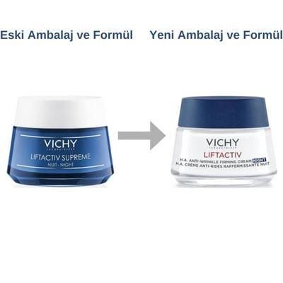 Vichy Liftactiv Supreme Night Kırışıklık Karşıtı Gece Bakım Kremi 50ml