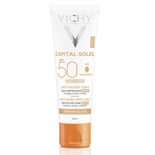 Vichy Capital Soleil SPF50+ Leke Karşıtı Renkli Güneş Kremi 50ml