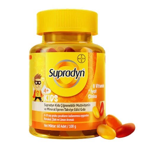 Supradyn® Kids 60 Adet Çiğneme Tableti