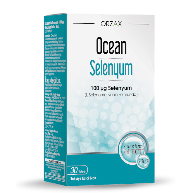 Orzax Ocean Selenyum 100mcg 30 Tablet