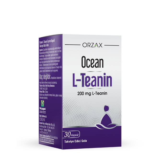 Orzax Ocean L-Teanin 200mg 30 Kapsül