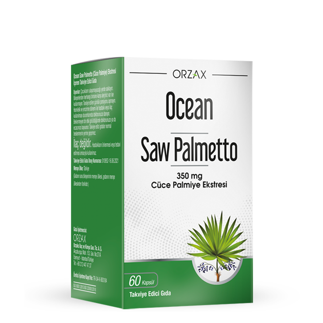 Orzax Ocean Saw Palmetto 60 Kapsül