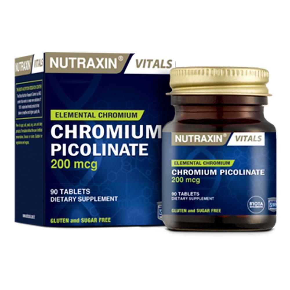 Nutraxin Krom Pikolinat 200mg 90 Tablet