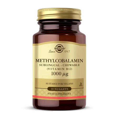 Solgar Methylcobalamin (Vitamin B12) 1000 mcg 30 Dilaltı Tablet