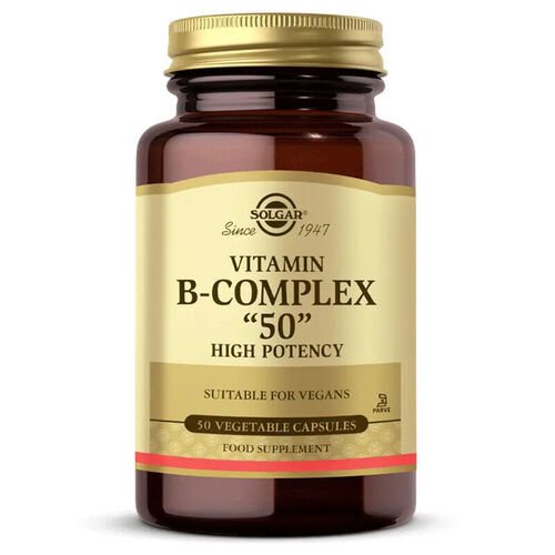 Solgar Vitamin B-Complex 50 - 50 Kapsül