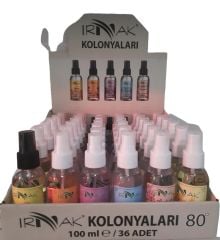 Standlı Kolonya 100ml 36 adet