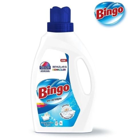 Bingo Sıvı Performans Çamaşır Deterjanı Beyaz Sabun Kokulu 2600ml