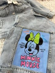 Minnie Mouse Detay Tarz Kot Ceket