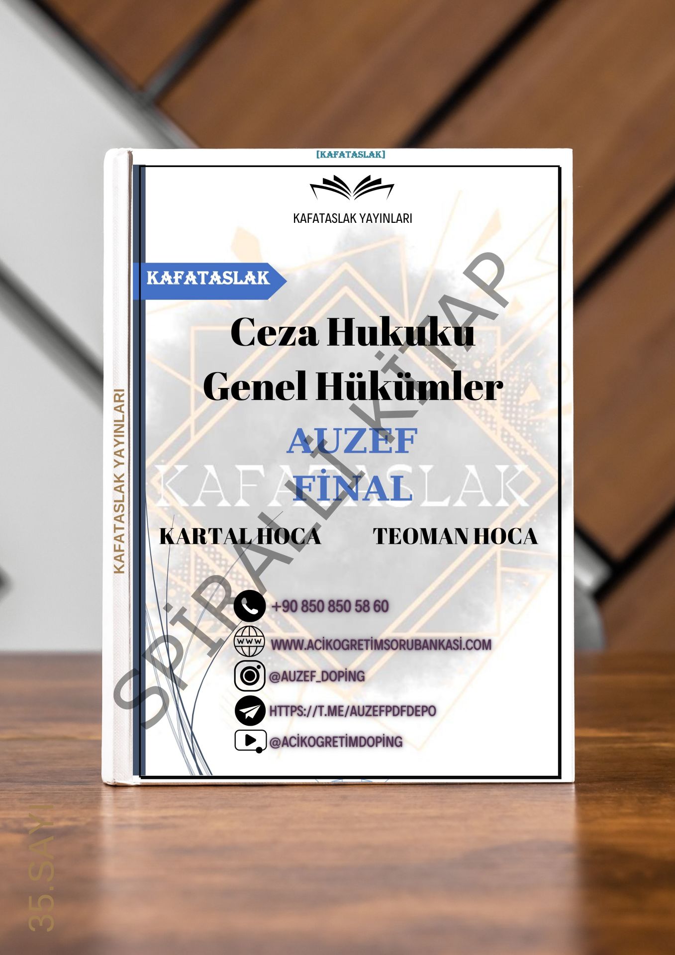 Ceza Hukuku Genel Hükümler AUZEF İstanbul Üniversitesi Nokta Atışı Sorular Kafataslak Yayınları