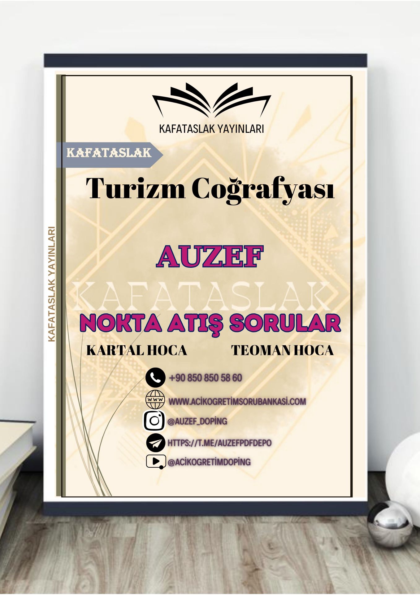 Turizm Coğrafyası AUZEF İstanbul Üniversitesi Nokta Atışı Sorular Kafataslak Yayınları