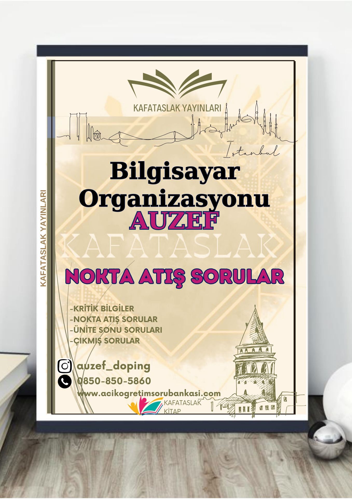 Bilgisayar Organizasyonu AUZEF İstanbul Üniversitesi Nokta Atışı Sorular Kafataslak Yayınları