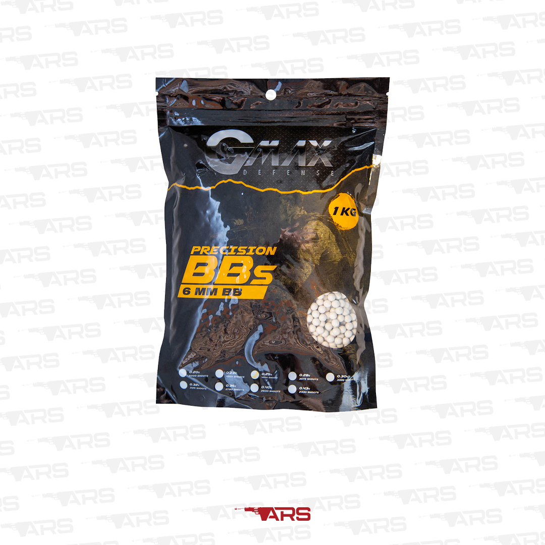 Gmax 0,25 Gram 6MM Airsoft Plastik BB 1KG