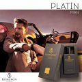 Erkekler İçin Amber Odunsu Koku ﻿322 Platin Men Perfume EDP 50ml