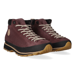 Lomer Italy Bio Naturale Mid MTX Waterproof Vibram Full Çarşak Deri Kadın Bot Brownrose