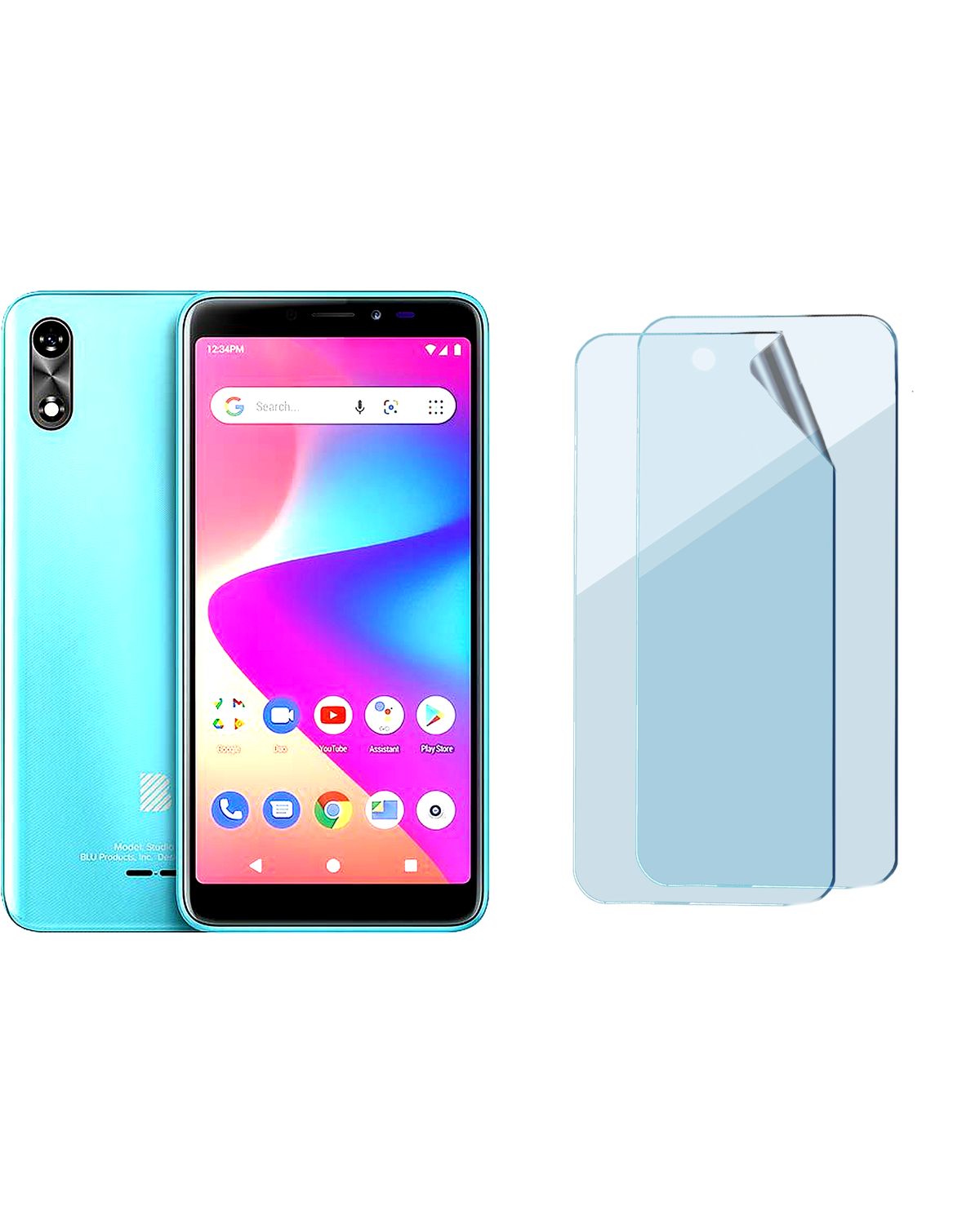 Blu Studio X10 Uyumlu Uv Nano Esnek Kırılmaz Cam Ekran Koruyucu Film 8684609249859