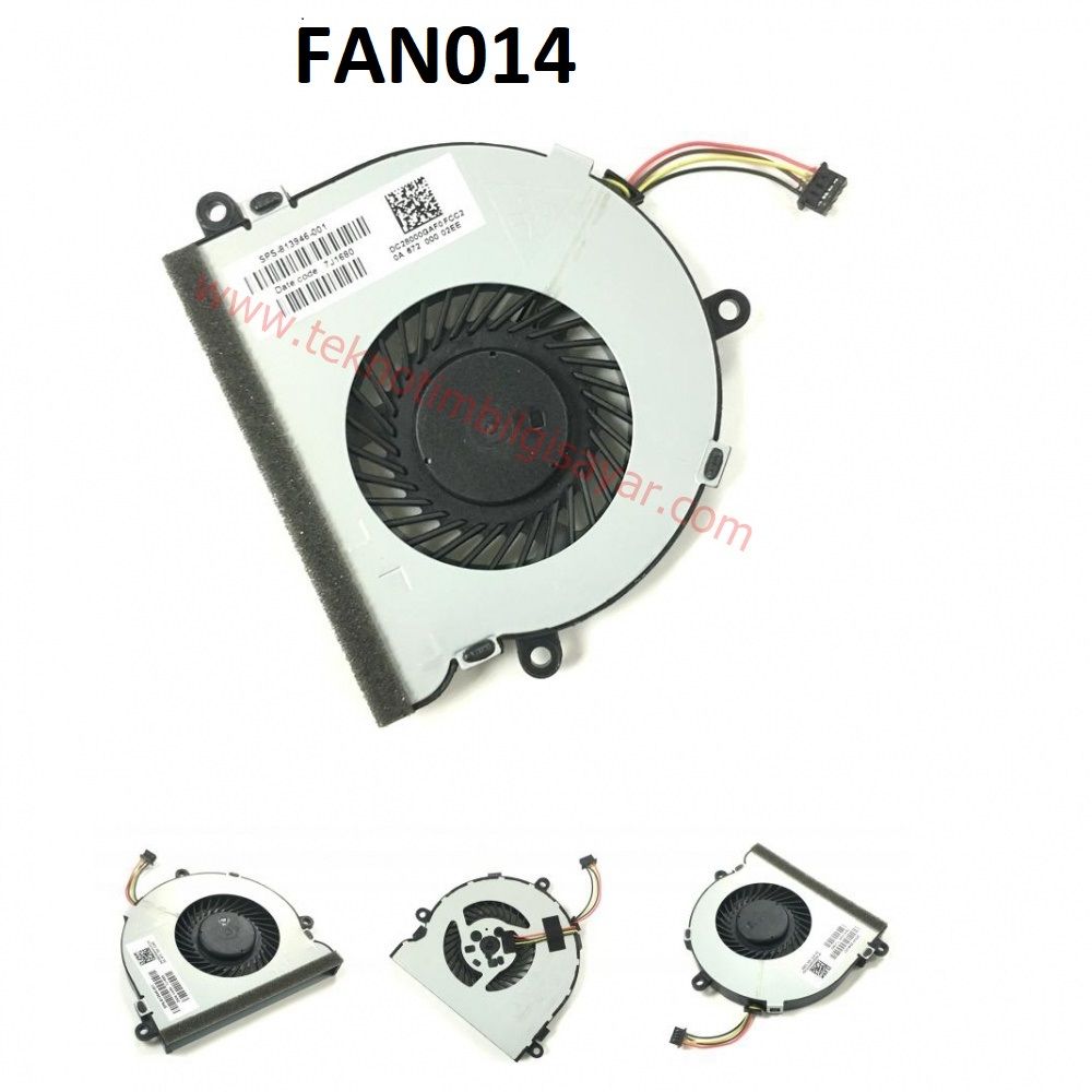 Hp 15-Bs042nt, 15-Bs005nt, 15-Bs051nt, 15-Bs108nt, 15-Bs027nt Fan