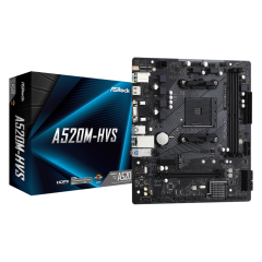 Asrock, A520m-Hvs, 2xddr4, M.2, D-Sub, Dvi, Hdmi, Am4 Soket Anakart