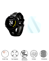 Garmin Forerunner 735 XT Saat Uyumlu Hydrojel Esnek K r lmaz Cam Ekran Koruyucu Film 8684609228816