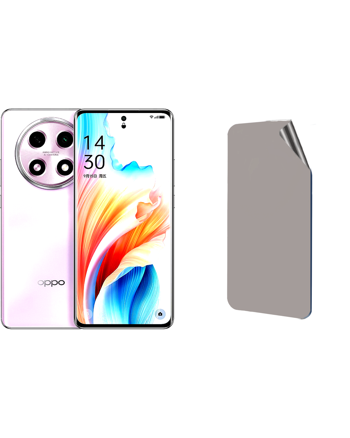 Oppo A2 Pro Uyumlu Hayalet Ekran Kırılmaz Cam Ekran Koruyucu Film 8684609387902