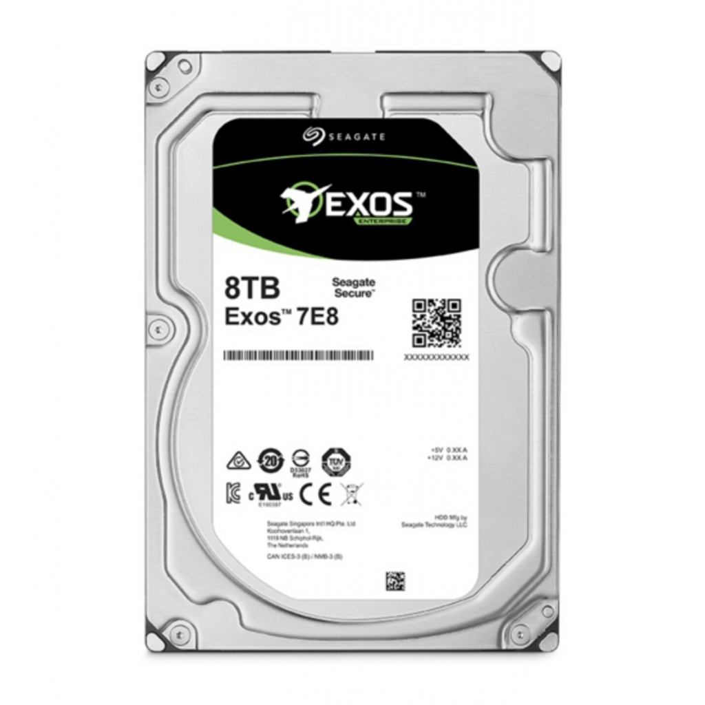 Seagate Exos, St8000nm000a, 3.5'', 8tb, 256mb, 7200 Rpm, 7/24 Enterprise, Data Center-Güvenlİk-Nas-Server, Hdd