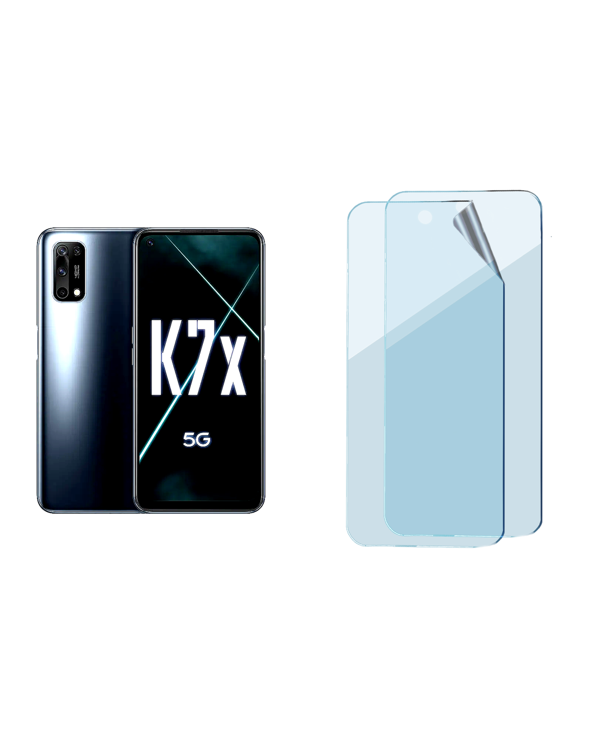 Oppo K7 X Uyumlu Uv Nano Esnek Kırılmaz Cam Ekran Koruyucu Film 8684609266511