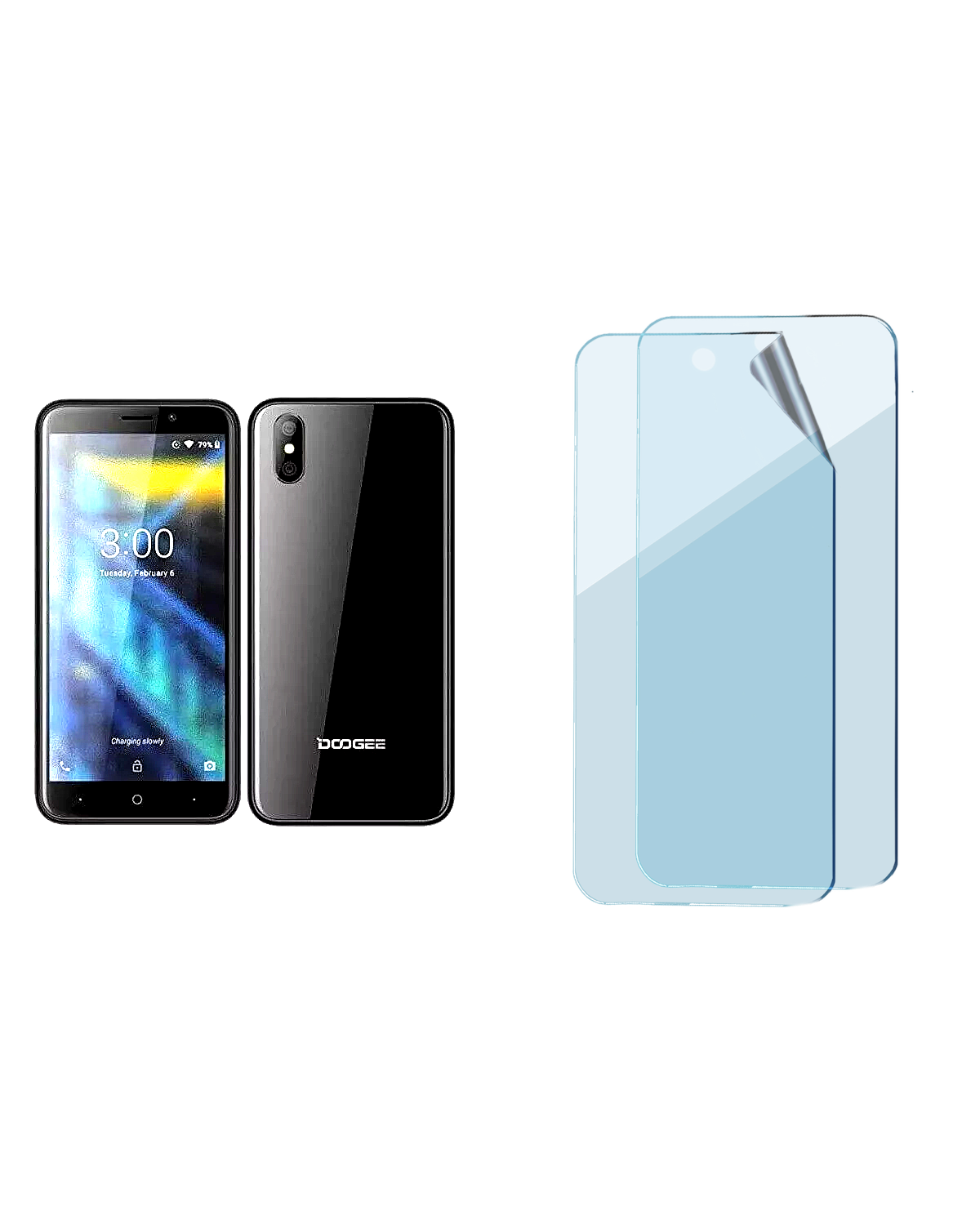 Doogee X50L Uyumlu Uv Nano Esnek Kırılmaz Cam Ekran Koruyucu Film 8684609250725