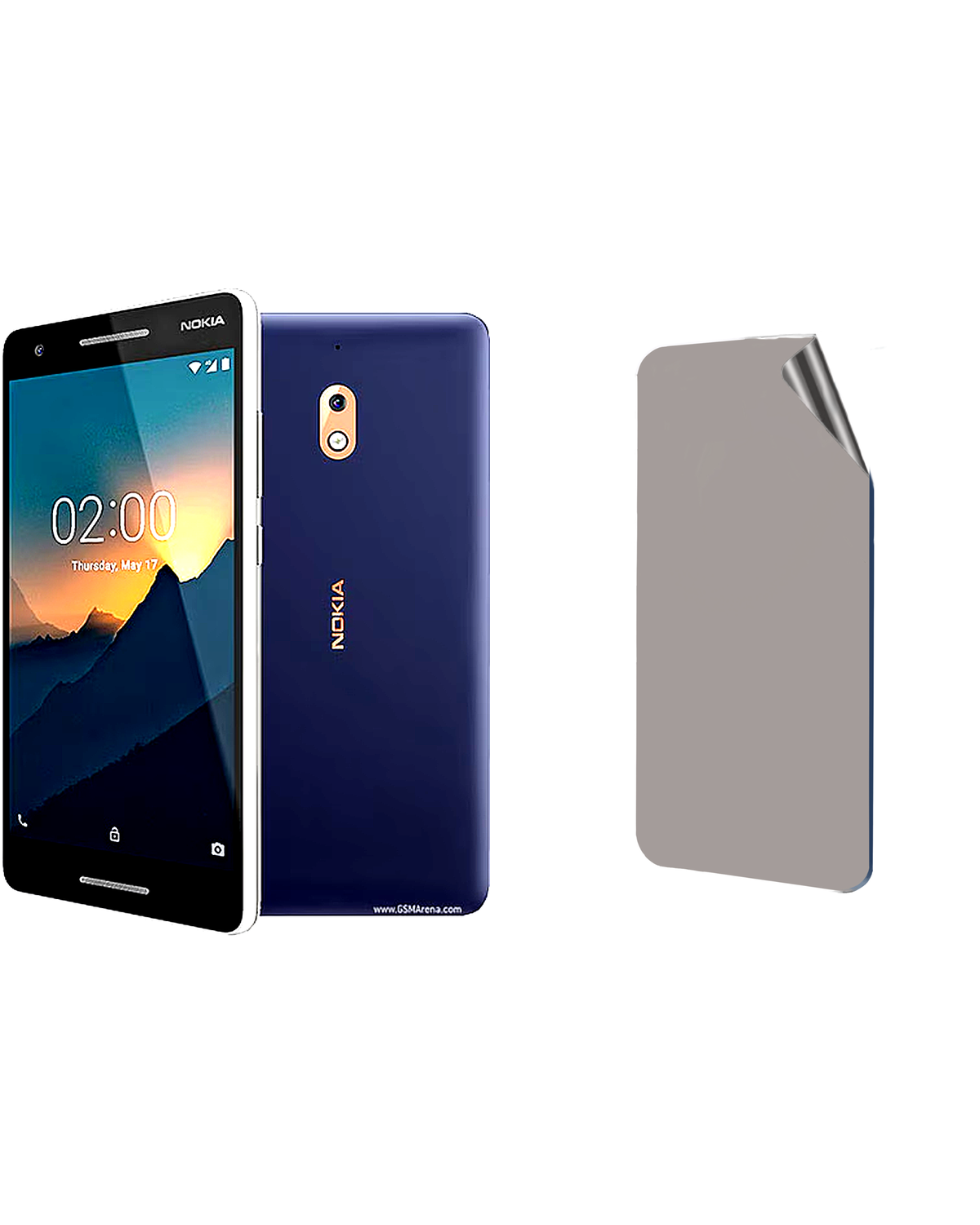 Nokia 2,1 Uyumlu Matte Esnek Ekran Kırılmaz Cam Ekran Koruyucu Film 8684609294637