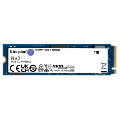 Kingston Snv2s/1000g, Nv2, 1tb, 3500/2100, Gen4, Nvme Pcie M.2, Ssd