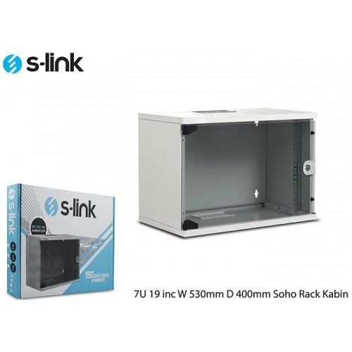 S-Link 7u 530x400 Soho Rack Kabinet (Demonte)