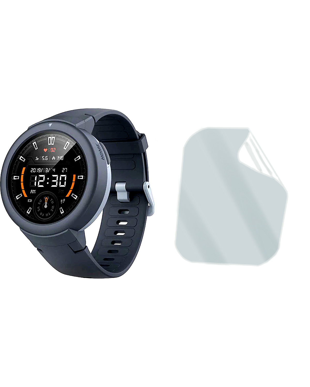 Amazfit Verge Lite Saat Uyumlu Hydrojel Esnek K r lmaz Cam Ekran Koruyucu Film 8684609229967