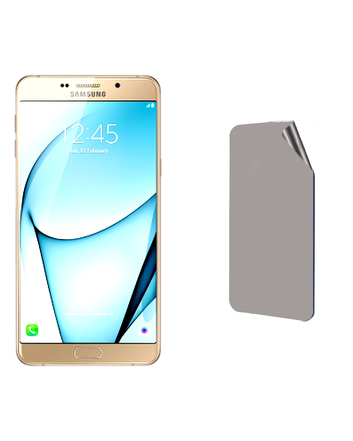 Samsung Galaxy A9 Pro Uyumlu Matte Esnek Ekran Kırılmaz Cam Ekran Koruyucu Film 8684609315097