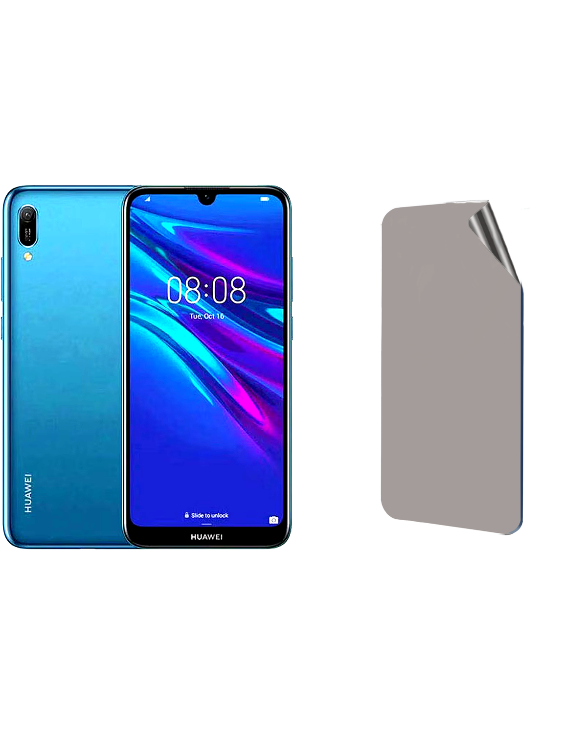 Huawei Enjoy 9E Uyumlu Hayalet Ekran Kırılmaz Cam Ekran Koruyucu Film 8684609379310