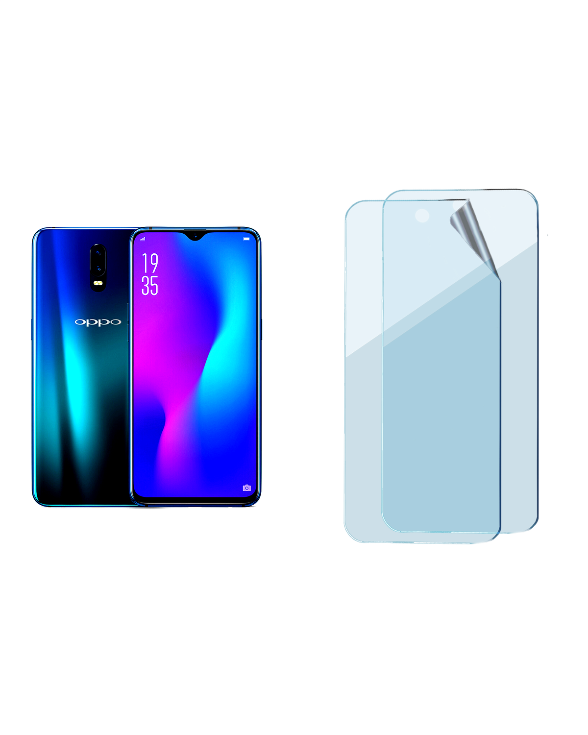 Oppo R17 Uyumlu Uv Nano Esnek Kırılmaz Cam Ekran Koruyucu Film 8684609267501