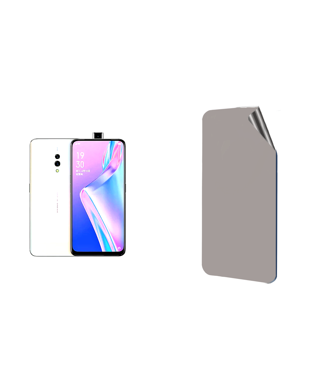 Oppo K3 Uyumlu Matte Esnek Ekran Kırılmaz Cam Ekran Koruyucu Film 8684609325799