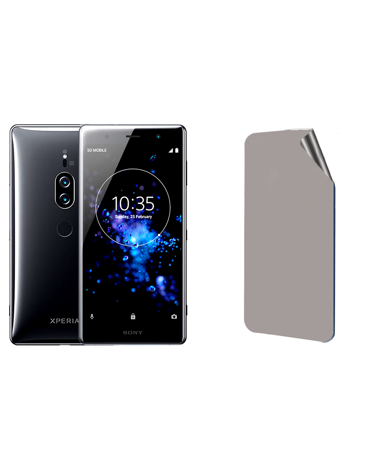 Sony Xperia XZ2 Premium Uyumlu Matte Esnek Ekran Kırılmaz Cam Ekran Koruyucu Film 8684609306088