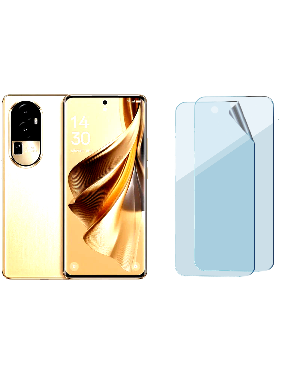 Oppo Reno 10 5G (China) Uyumlu Uv Nano Esnek Kırılmaz Cam Ekran Koruyucu Film 8684609268782