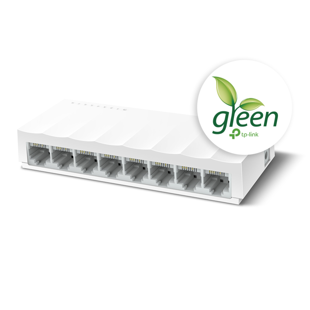 Tp-Link Omada Ls1008, Green Tech, 8 Port, Megabit, Yönetilemez, Masaüstü Switch