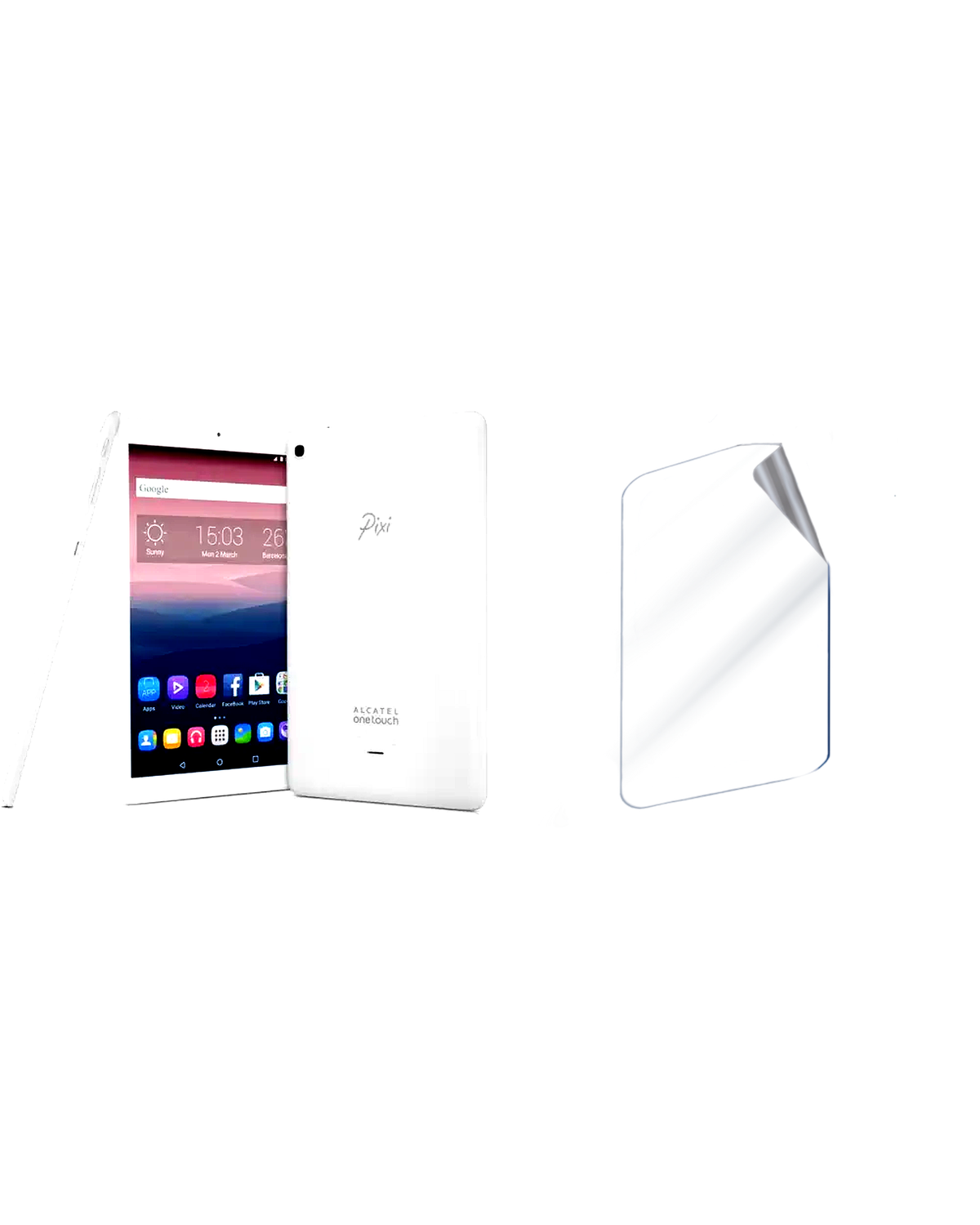 Alcatel Pixi 3 8080 Tablet Uyumlu Hydrojel Esnek Kırılmaz Cam Ekran Koruyucu Film 8684609222159