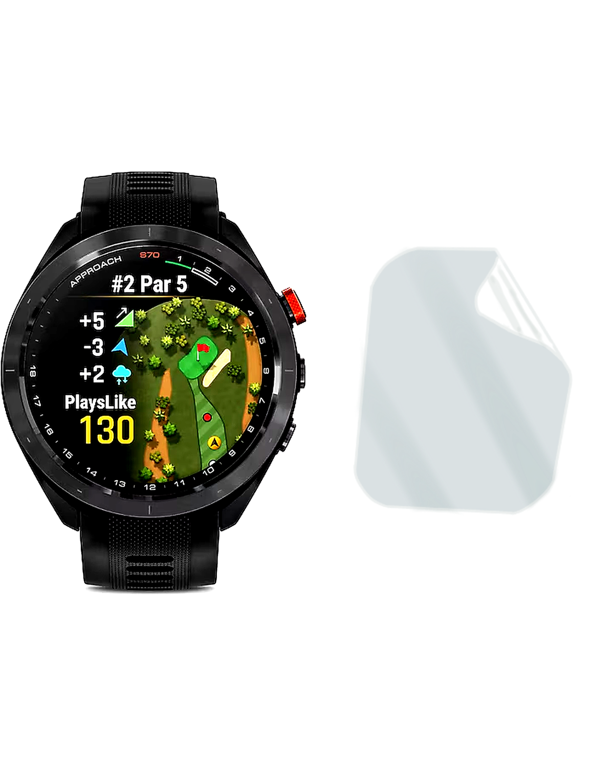 Garmin Vivoactive S70 Saat Uyumlu Uv Nano Kırılmaz Cam Ekran Koruyucu Film 8684609289466