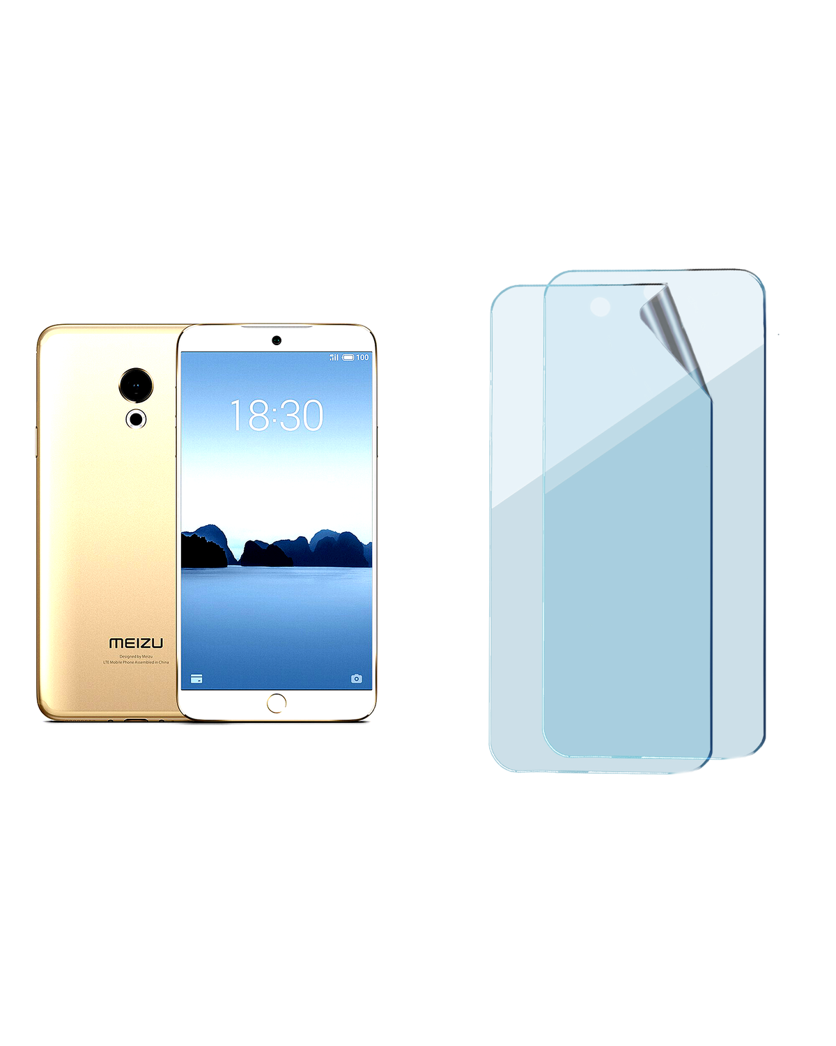 Meizu M15 Uyumlu Hydrojel Esnek Kırılmaz Cam Ekran Koruyucu Film 8684609202489