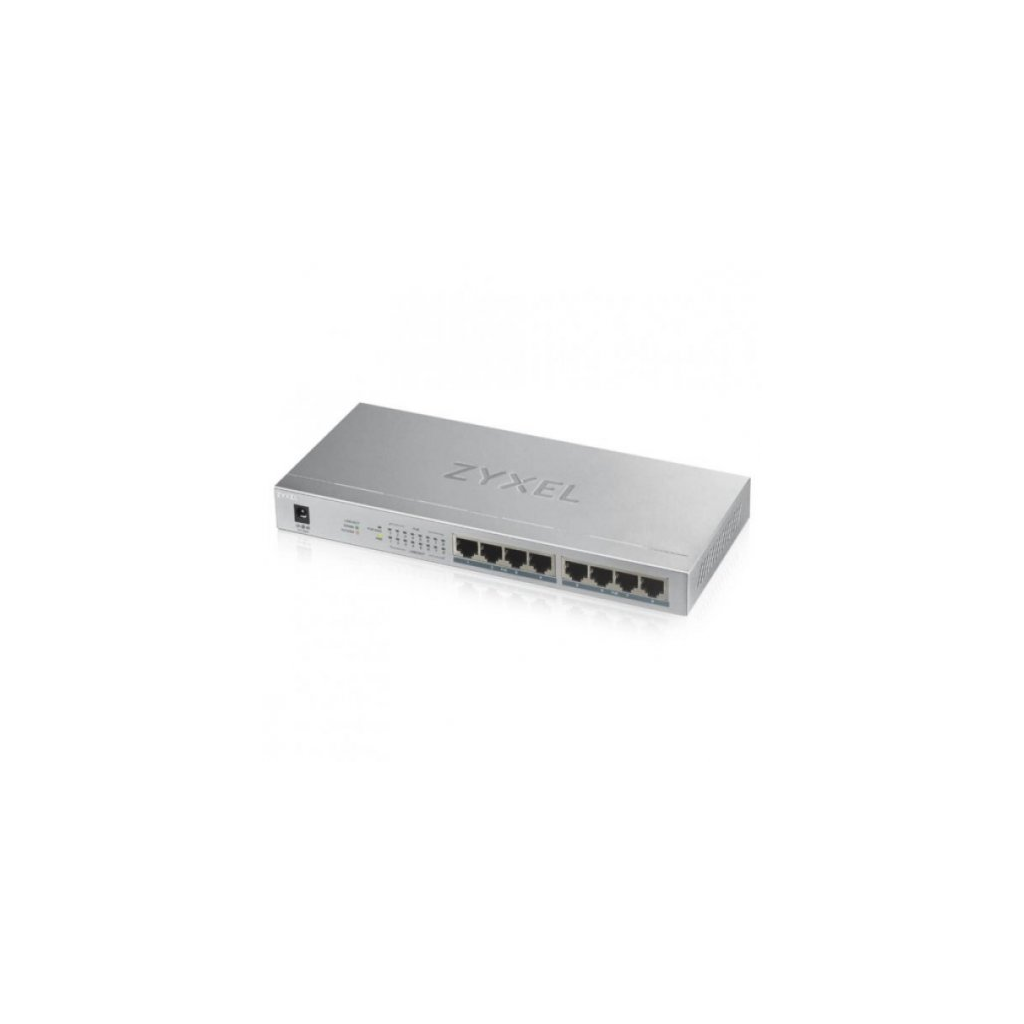 Zyxel Gs1008Hp, 8 Port Poe, Gigabit, 60W Yönetilemez, Masaüstü Switch