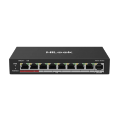 Hilook Ns-0109p-60(B), 8 Port, Megabit, 8 Port Poe, 60w, +1 Port Megabit Uplink, Long Range 250metre, Yönetilemez, Masaüstü Switch